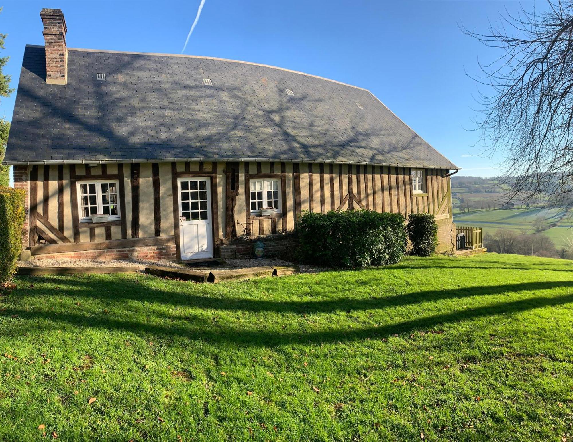 Gite " Le Normand " Sa Vue Splendide Vimoutiers Buitenkant foto